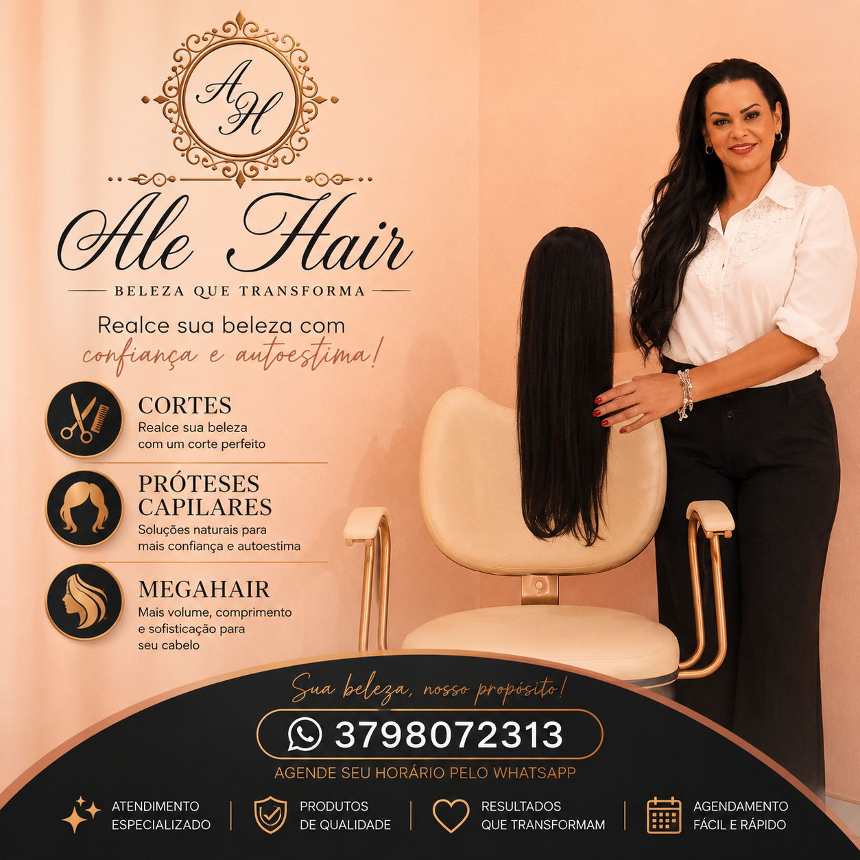 AleHair - Salão de Beleza