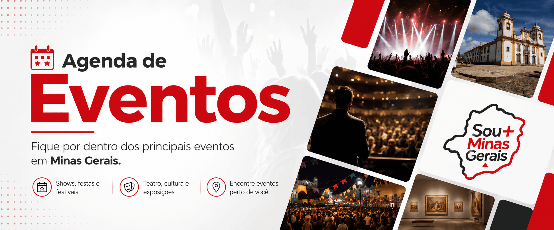 Banner Agenda de eventos Sou Mais Minas Gerais