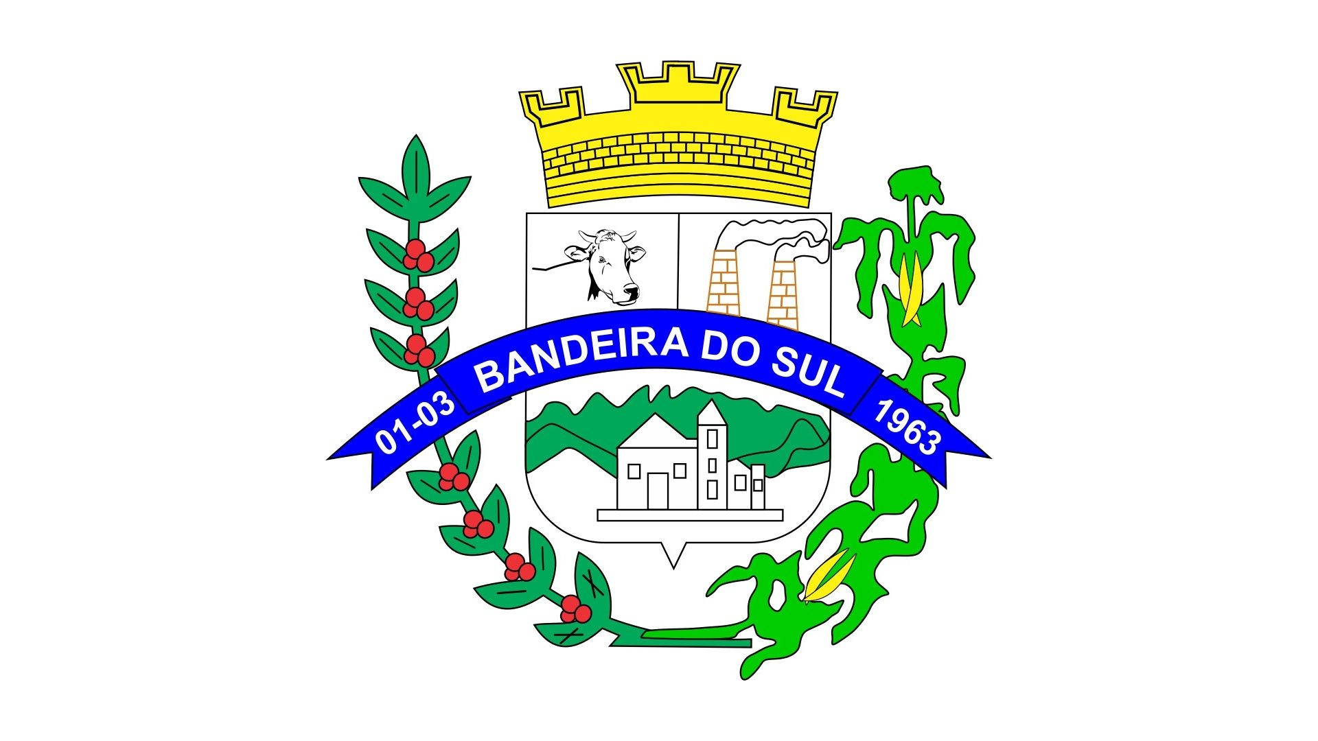 Cartão Postal de Bandeira do Sul