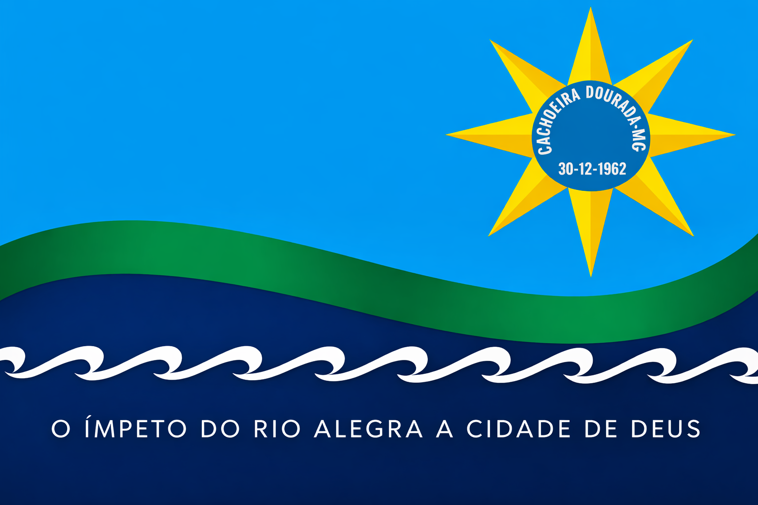 Cartão Postal de Cachoeira Dourada